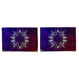 Lila-Tie-Dye-Kissenbezug Kissenbezug
