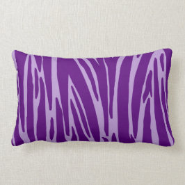 Lila Tierdruckmuster Amerikanisches MoJo-Kissen Lendenkissen