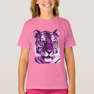 Lila Tiger-Shirt T-Shirt