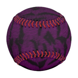 Lila Tigerhautdrucke Baseball