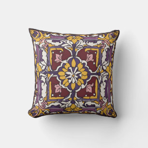 Lila Tile Kissen