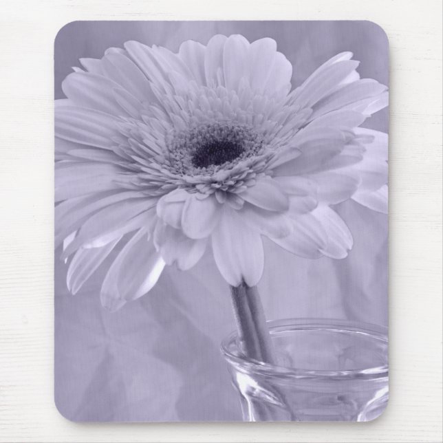 Lila Tinted Daisy Mousepad (Vorne)
