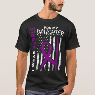 Lila Tochter Bauchspeicheldrüsenkrebs Bewusstsein  T-Shirt