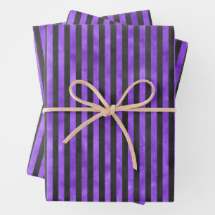 Lila Totenköpfe und Sonnenblumen-Serie Design 5   Geschenkpapier Set