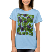 Lila Trauben Grapevine Women's Basic T - Shirt