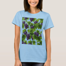 Lila Trauben Grapevine Women's Basic T - Shirt