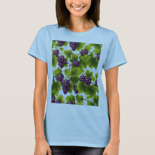 Lila Trauben Grapevine Women's Basic T - Shirt