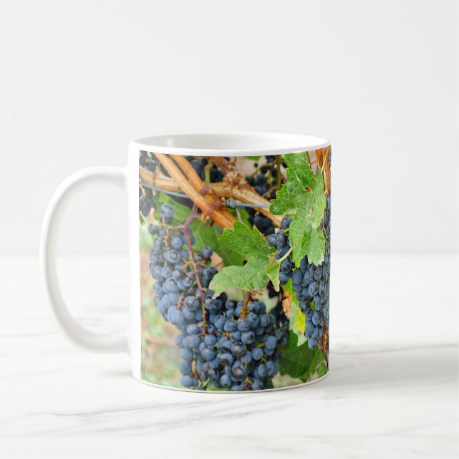 Lila Trauben Kaffeetasse (Links)
