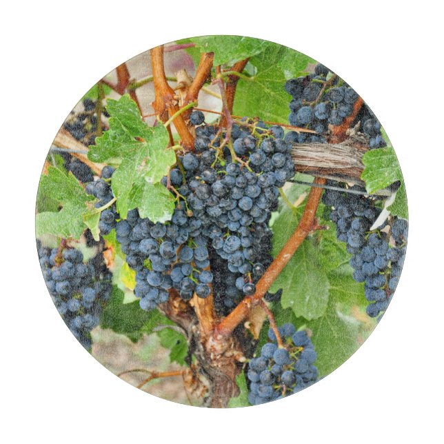 Lila Trauben Schneidebrett (Vorderseite)