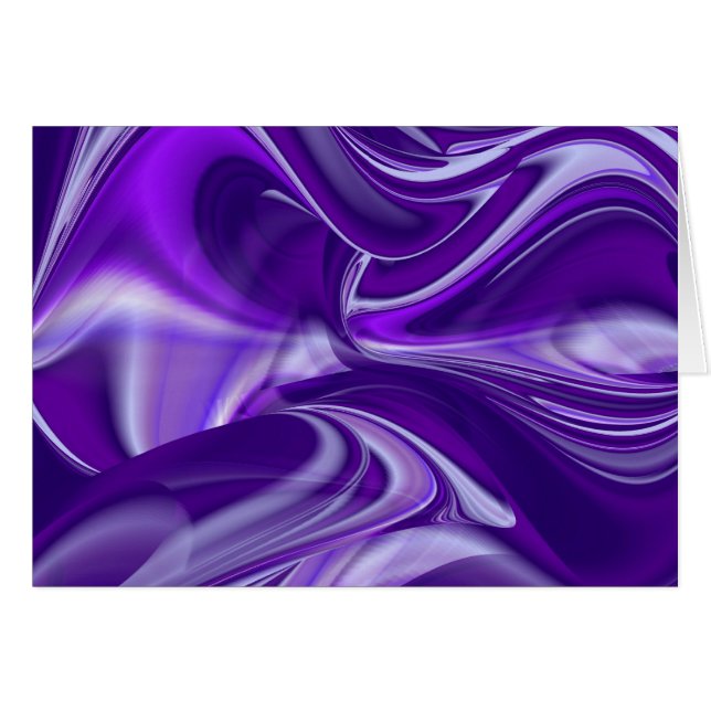 Lila Traum, Abstrakte Fantasie Rainbow Art (Vorderseite (Horizontal))