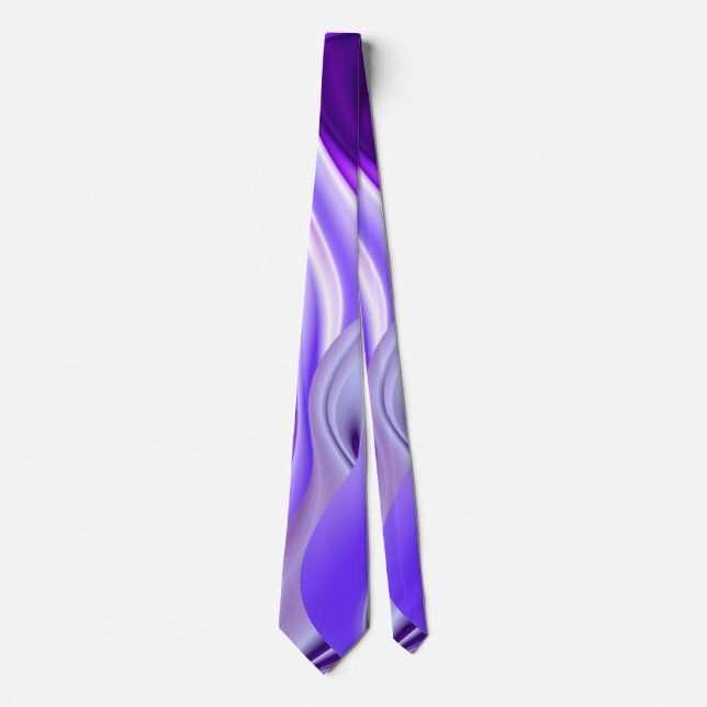 Lila Traum, Abstrakte Fantasie Rainbow Art Krawatte (Vorderseite)