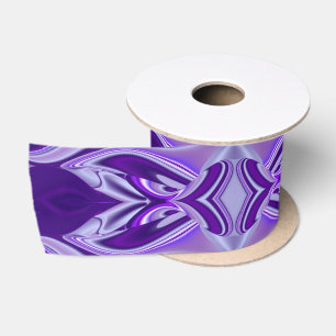 Lila Traum, Abstrakte Fantasie Rainbow Art Satinband