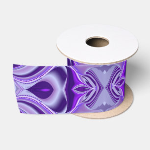 Lila Traum, Abstrakte Fantasie Rainbow Art Satinband