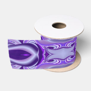 Lila Traum, Abstrakte Fantasie Rainbow Art Satinband
