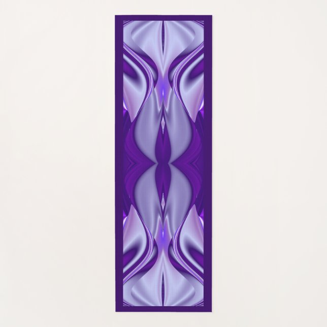 Lila Traum, Abstrakte Fantasie Rainbow Art Yogamatte (Vorderseite)