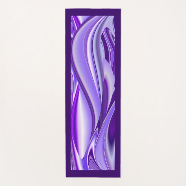 Lila Traum, Abstrakte Fantasie Rainbow Art Yogamatte (Vorderseite)