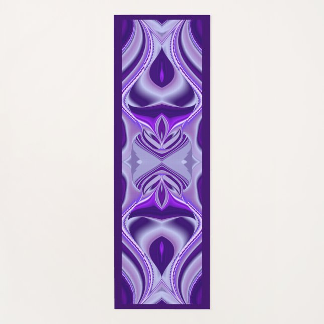 Lila Traum, Abstrakte Fantasie Rainbow Art Yogamatte (Vorderseite)