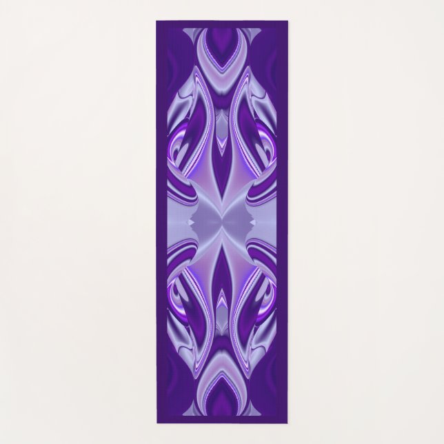 Lila Traum, Abstrakte Fantasie Rainbow Art Yogamatte (Vorderseite)