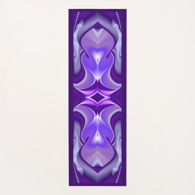 Lila Traum, Abstrakte Fantasie Rainbow Art Yogamatte (Vorderseite)