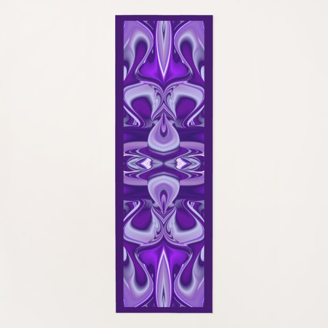 Lila Traum, Abstrakte Fantasie Rainbow Art Yogamatte (Vorderseite)