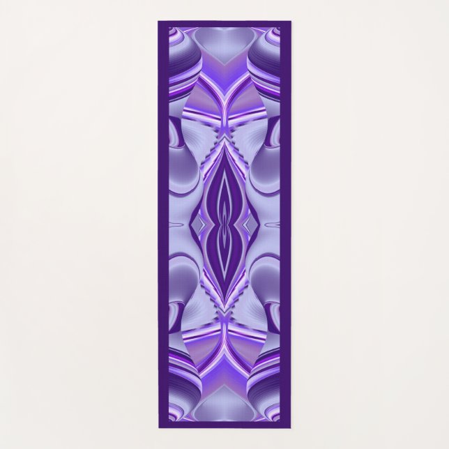 Lila Traum, Abstrakte Fantasie Rainbow Art Yogamatte (Vorderseite)