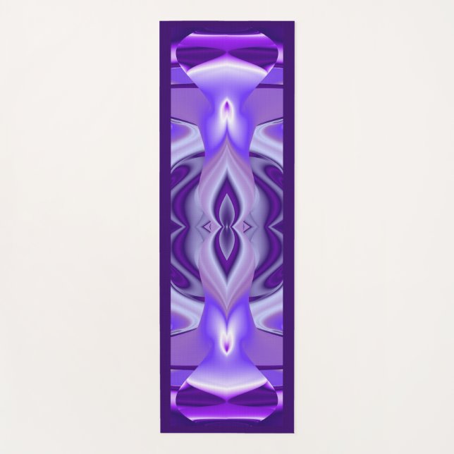 Lila Traum, Abstrakte Fantasie Rainbow Art Yogamatte (Vorderseite)