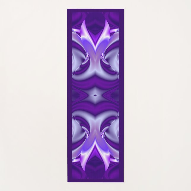 Lila Traum, Abstrakte Fantasie Rainbow Art Yogamatte (Vorderseite)