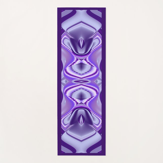 Lila Traum, Abstrakte Fantasie Rainbow Art Yogamatte (Vorderseite)