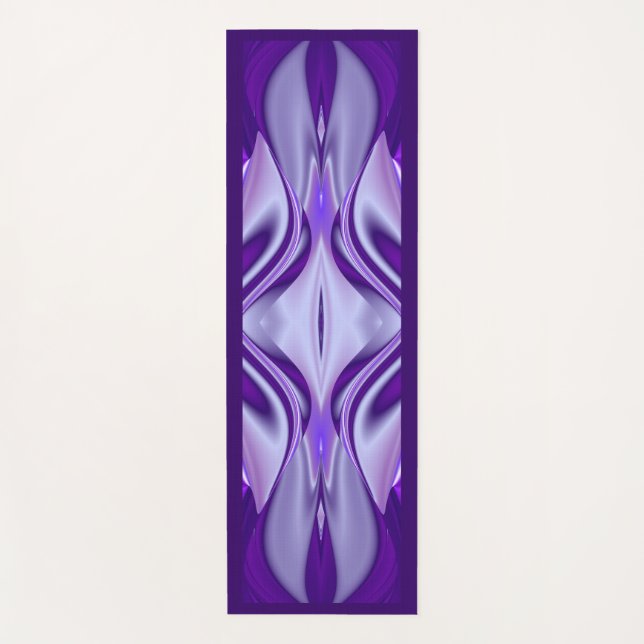 Lila Traum, Abstrakte Fantasie Rainbow Art Yogamatte (Vorderseite)