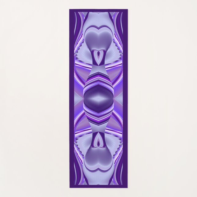 Lila Traum, Abstrakte Fantasie Rainbow Art Yogamatte (Vorderseite)