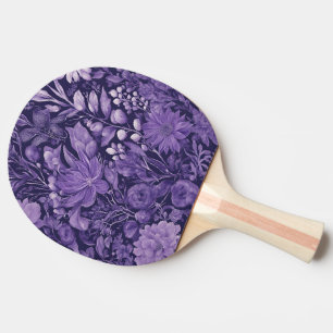Lila Traum Elegantes botanisches Design inspiriert Tischtennis Schläger
