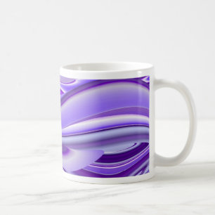 Lila Träume , Abstrakte Fantasie Rainbow Art Tasse
