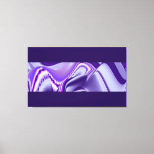 Lila Träume, Abstrakte Fantasy Rainbow Art Leinwanddruck