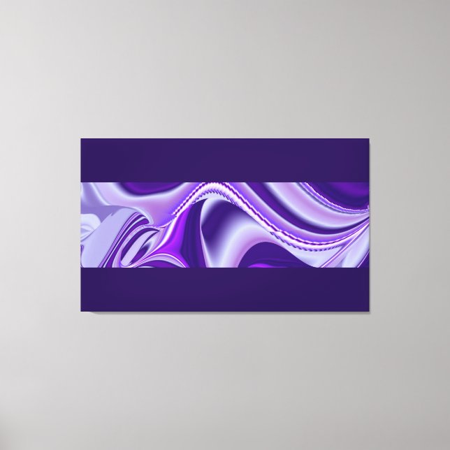 Lila Träume, Abstrakte Fantasy Rainbow Art Leinwanddruck (Vorderseite)