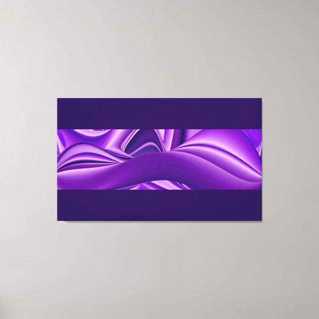 Lila Träume, Abstrakte Fantasy Rainbow Art Leinwanddruck (Vorderseite)