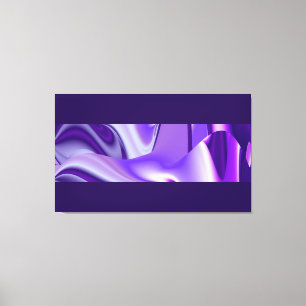 Lila Träume, Abstrakte Fantasy Rainbow Art Leinwanddruck