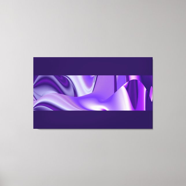 Lila Träume, Abstrakte Fantasy Rainbow Art Leinwanddruck (Vorderseite)