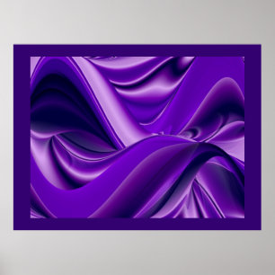 Lila Träume, Abstrakte Fantasy Rainbow Art Poster