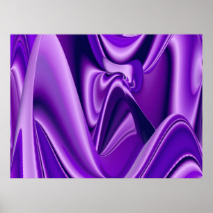 Lila Träume, Abstrakte Fantasy Rainbow Art Poster