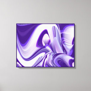 Lila Träume, abstrakte Fantasy-Regenbogen-Kunst Leinwanddruck