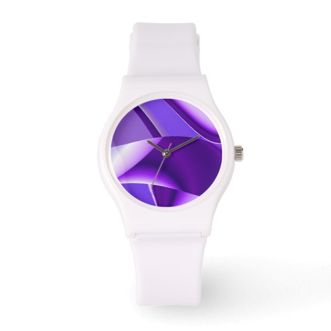 Lila Träume Armbanduhr (Vorderseite)