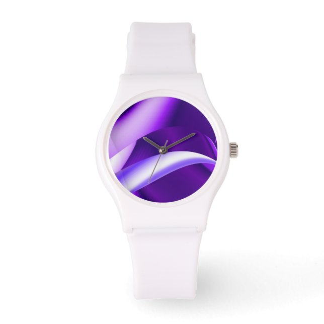 Lila Träume Armbanduhr (Vorderseite)