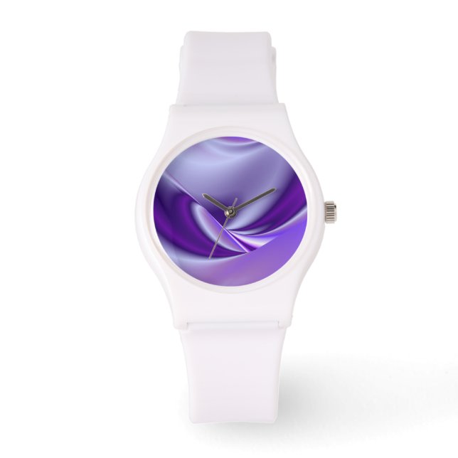 Lila Träume Armbanduhr (Vorderseite)