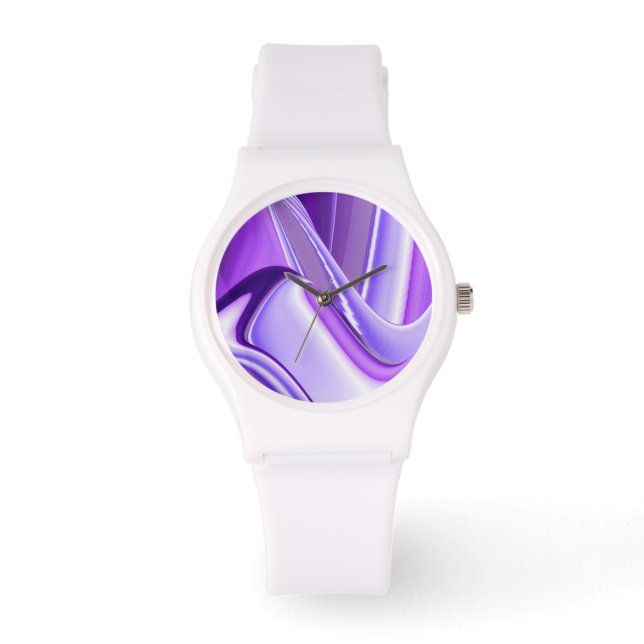 Lila Träume Armbanduhr (Vorderseite)