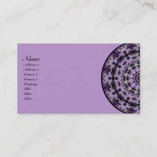 Lila Traumkaleidoskop Visitenkarte