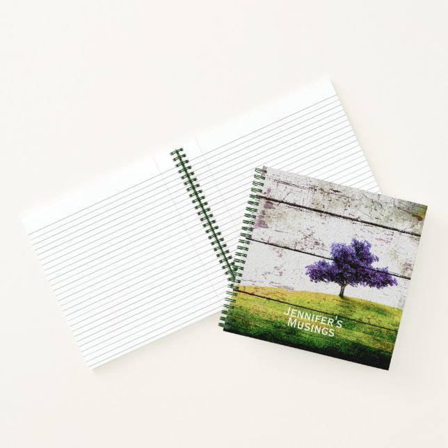 Lila Tree Journal-Notebook Notizbuch (Innenseite)