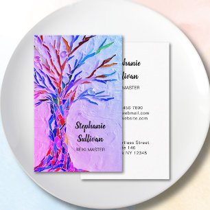 Lila Tree Reiki Visitenkarte