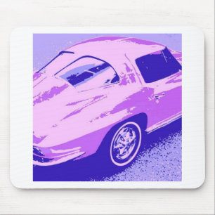 Lila Trennfenster Mousepad