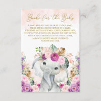 Lila Tropischer Flora-Elefant mit üppiger Vegetati