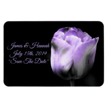 Lila Tulip Wedding Save the Date*anpassen*